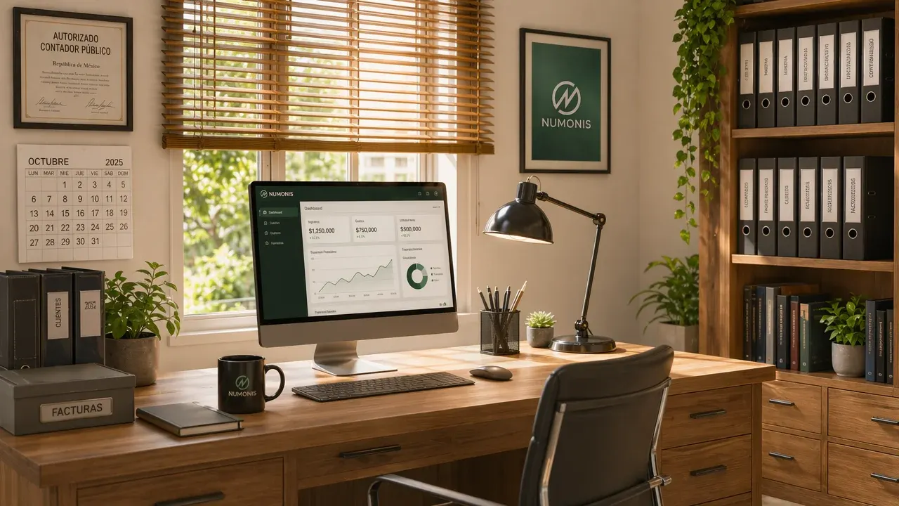 Libros al día. A tiempo. Estructurado. Un contable humano que conoce tu negocio.